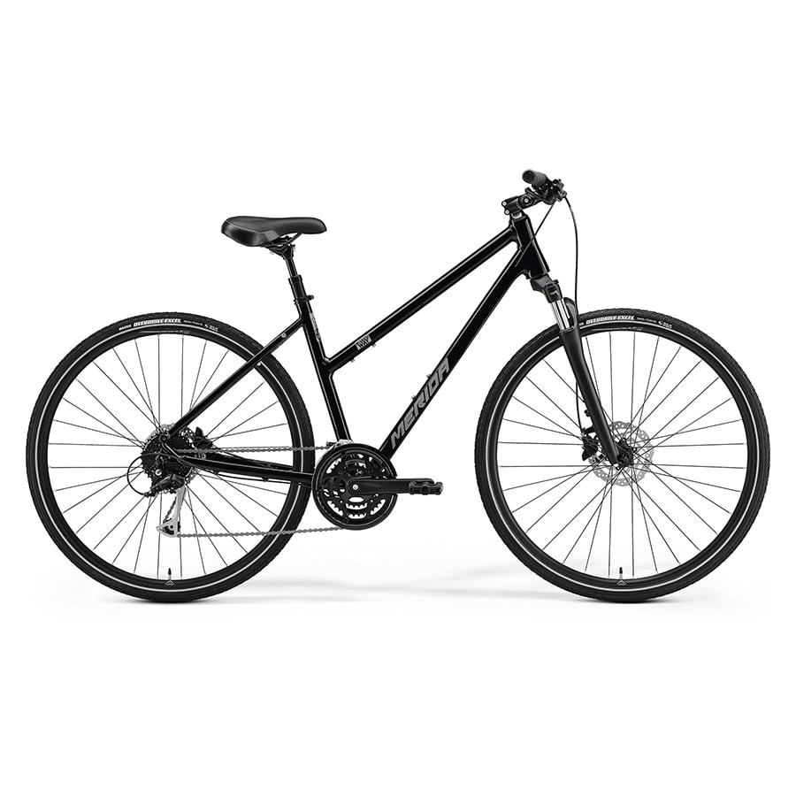 Велосипед Merida Crossway 100 Lady GlossyBlack/MattSilver 2021