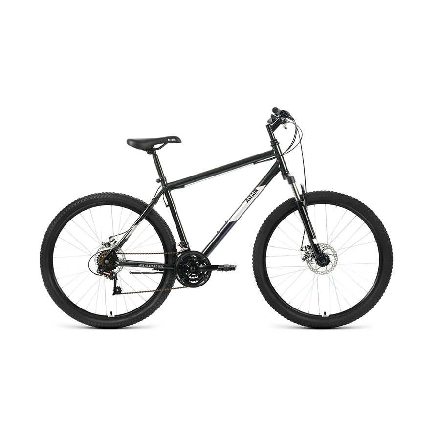 Велосипед 27,5" Altair MTB HT 27,5 2.0 D 21 ск Черный/Серебро 2022 г
