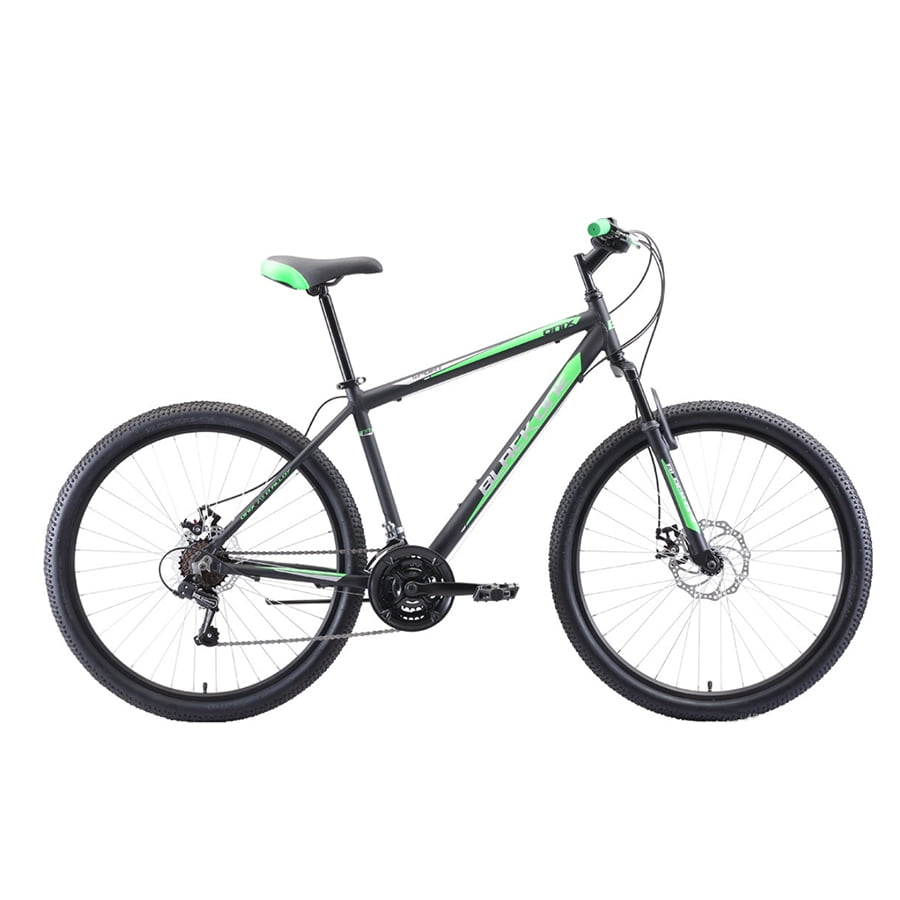 Велосипед Black One Onix 26 Alloy черный/зеленый/серый 2020-2021