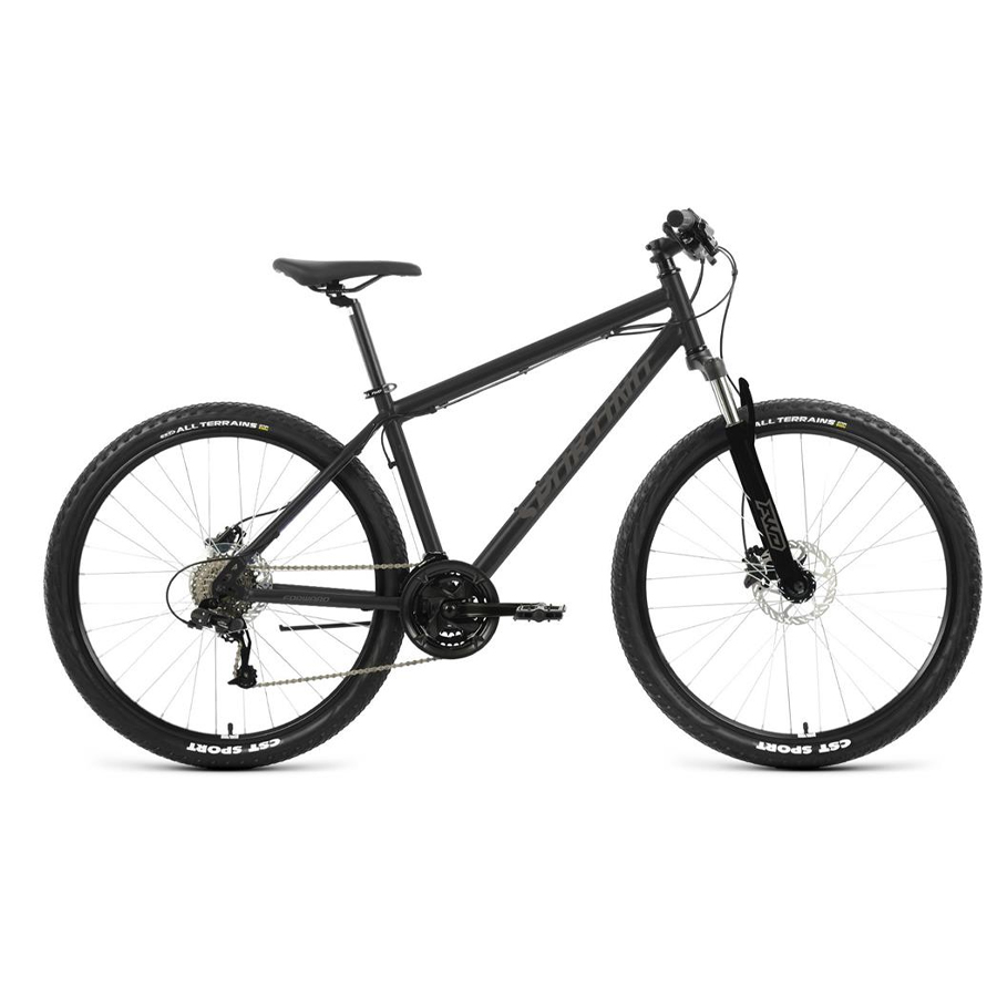 Велосипед 27,5" Forward Sporting 27,5 3.2 HD  Черный/темно-серый 2023г