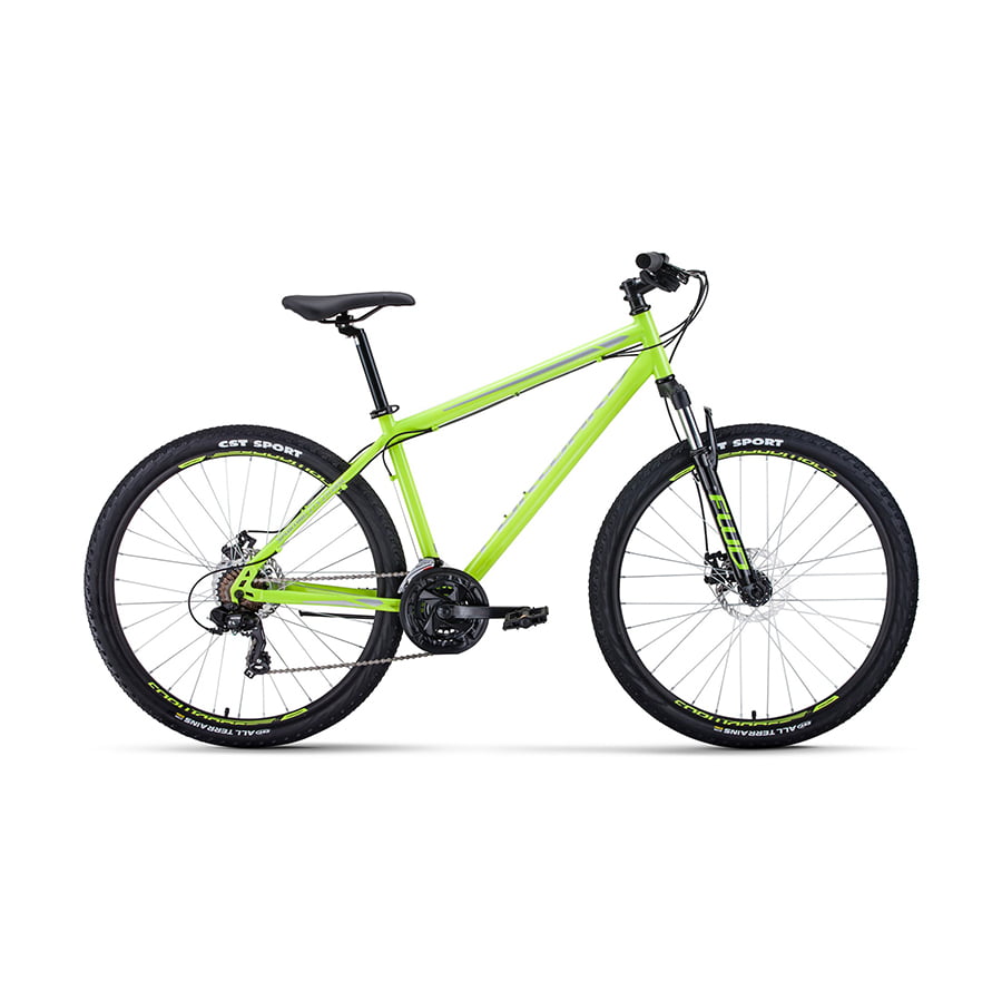 Велосипед 27,5" Forward Sporting 27,5 2.0 disc Ярко-зеленый/Серый 20-21 г