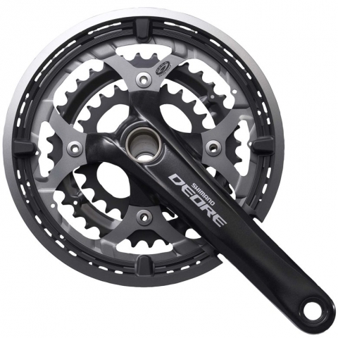 Шатун Shimano Deore М591 170 мм черный с кареткой EFCM591C422CL