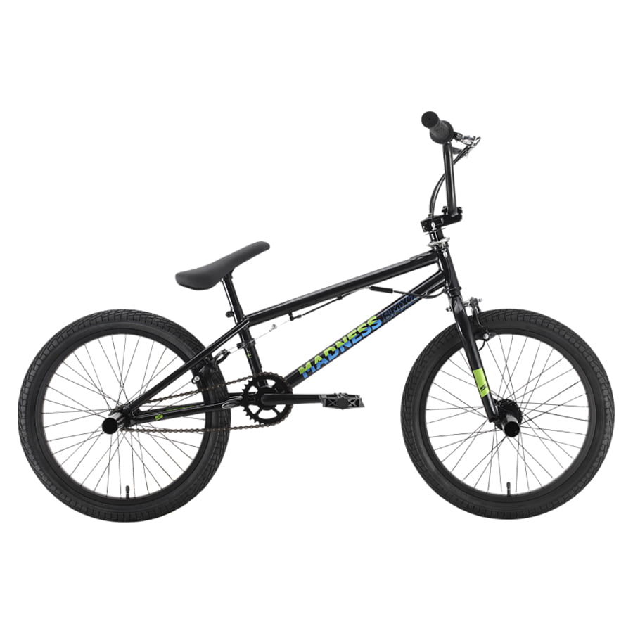 Велосипед Stark'22 Madness BMX 2 черный/зеленый HQ-0005130