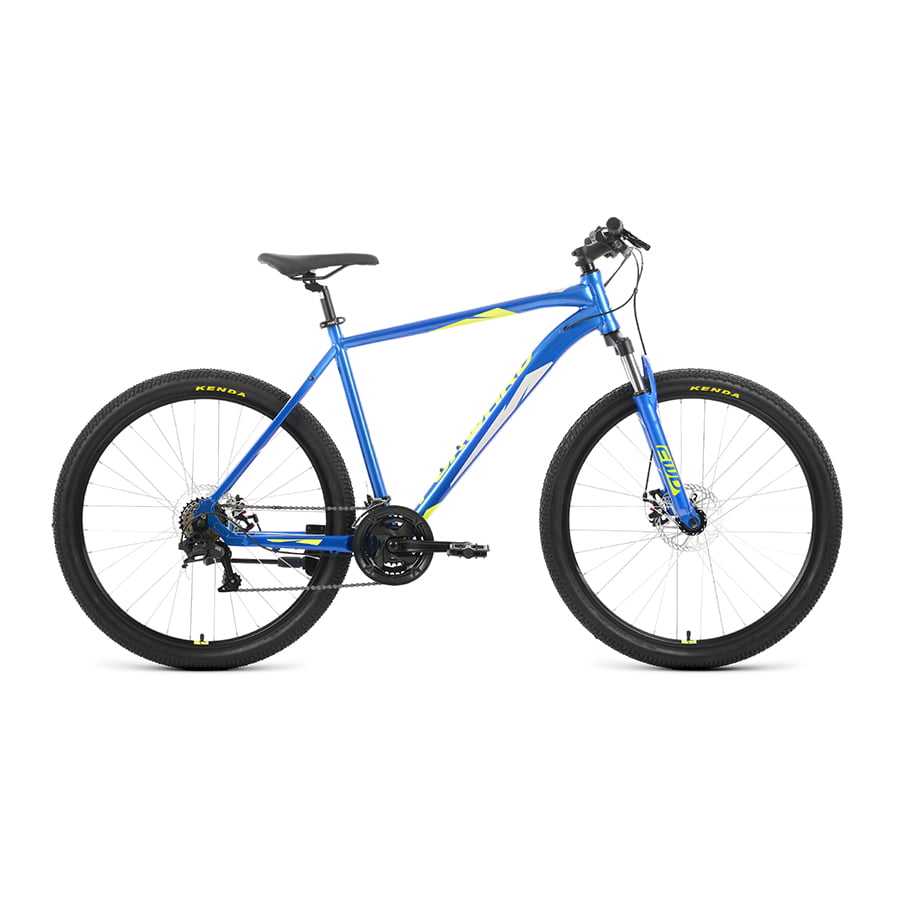 Велосипед 27,5" Forward Apache 27,5 2.2 D AL Синий/Зеленый 2022 г