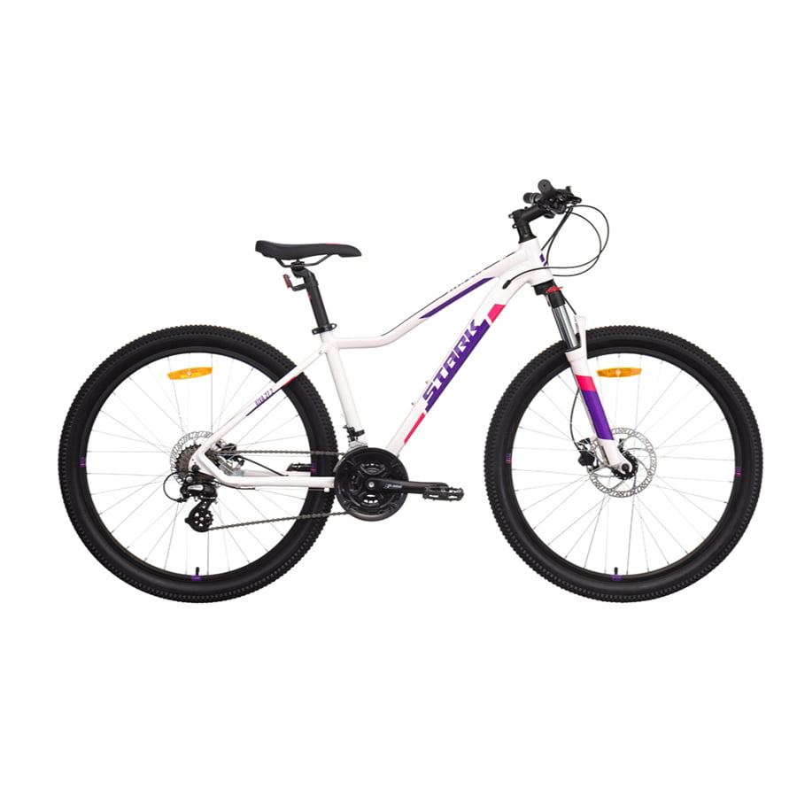 Велосипед Stark'21 Viva 27.2 HD белый/фиолетовый