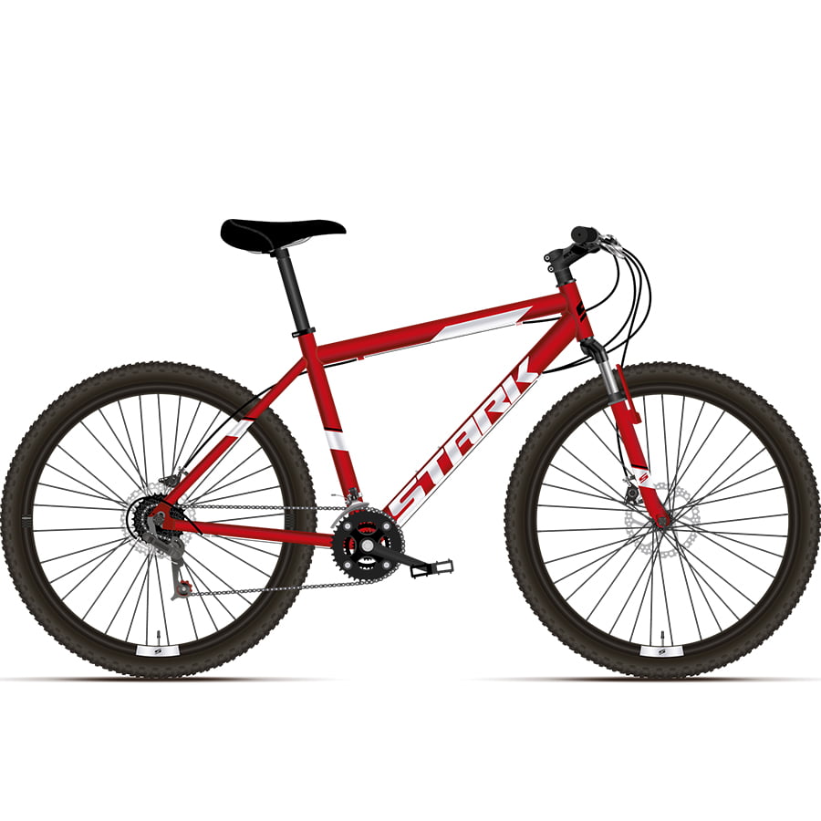 Велосипед Stark'21 Outpost 26.1 D красный/белый