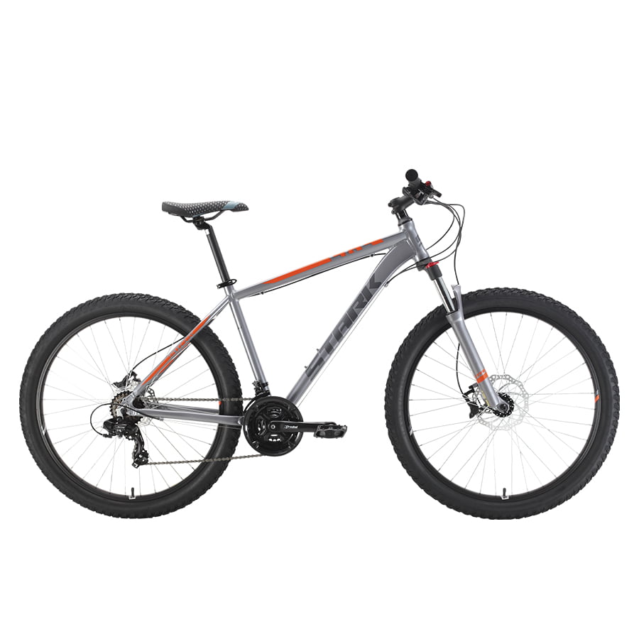 Велосипед Stark'22 Hunter 27.2+ HD серый/оранжевый