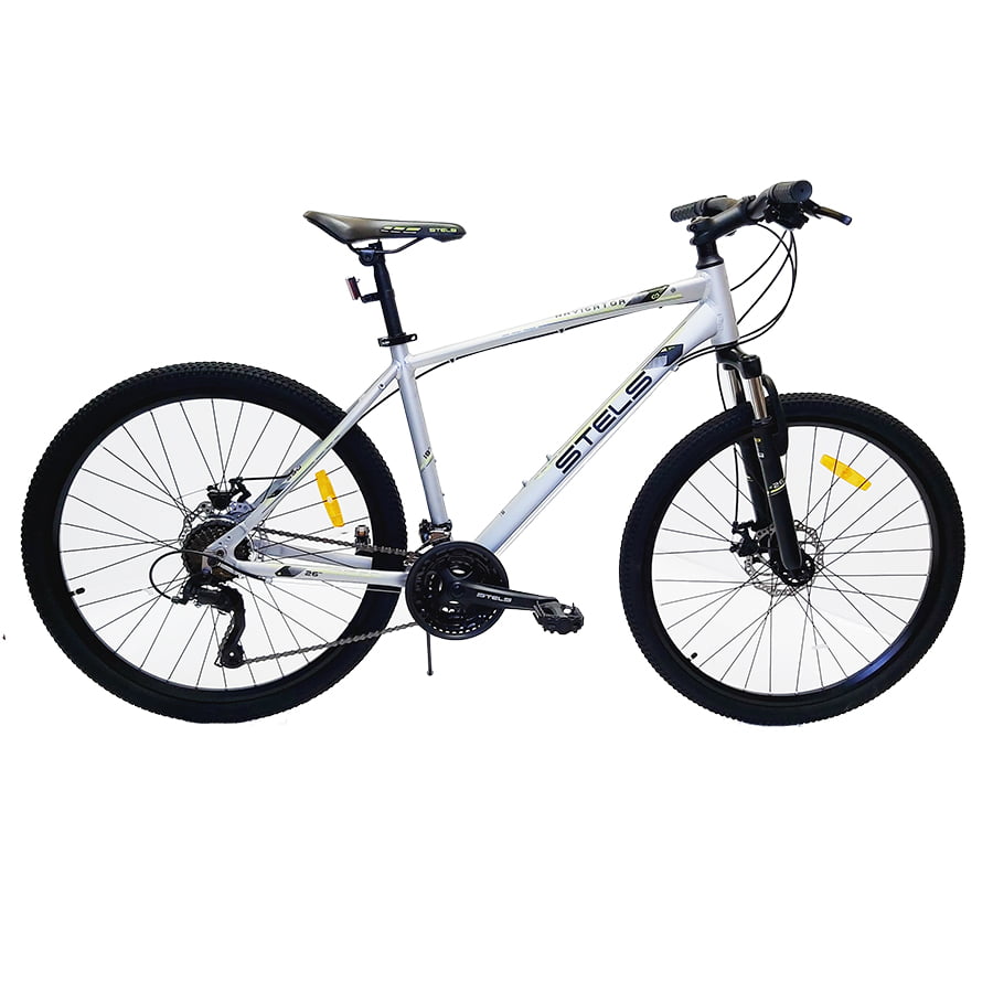 Велосипед Stels Navigator 590 MD K010 Серый/Салатовый (LU094325)