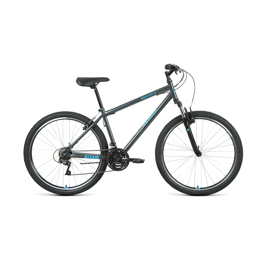 Велосипед 27,5" Altair MTB HT 27,5 1.0 21 ск Темно-серый/Мятный 20-21 г 
