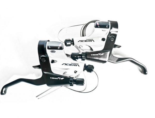 Шифтер/тормозная ручка Shimano Acera M390 лев/пр 3x9ск тр.+оплетк ESTM390PTAS