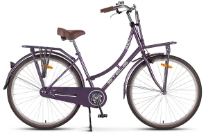 Велосипед Stels Navigator 28" 310 Lady V020 Фиолетовый (с корзиной)