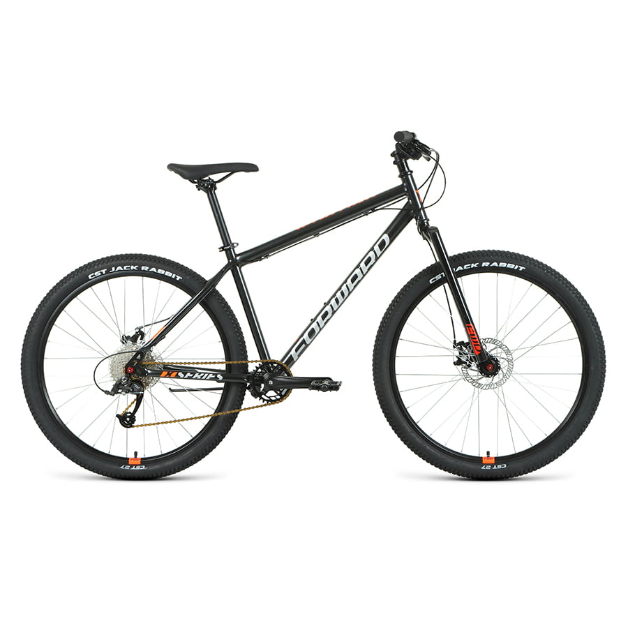 Велосипед 27,5" Forward Sporting 27,5 X disc Черный/Оранжевый 20-21 г