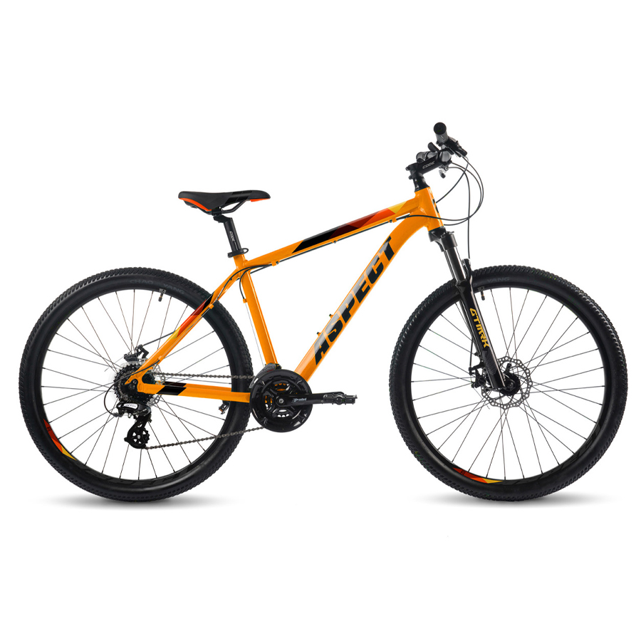 Велосипед 27.5" Aspect Ideal Оранжево-Черный