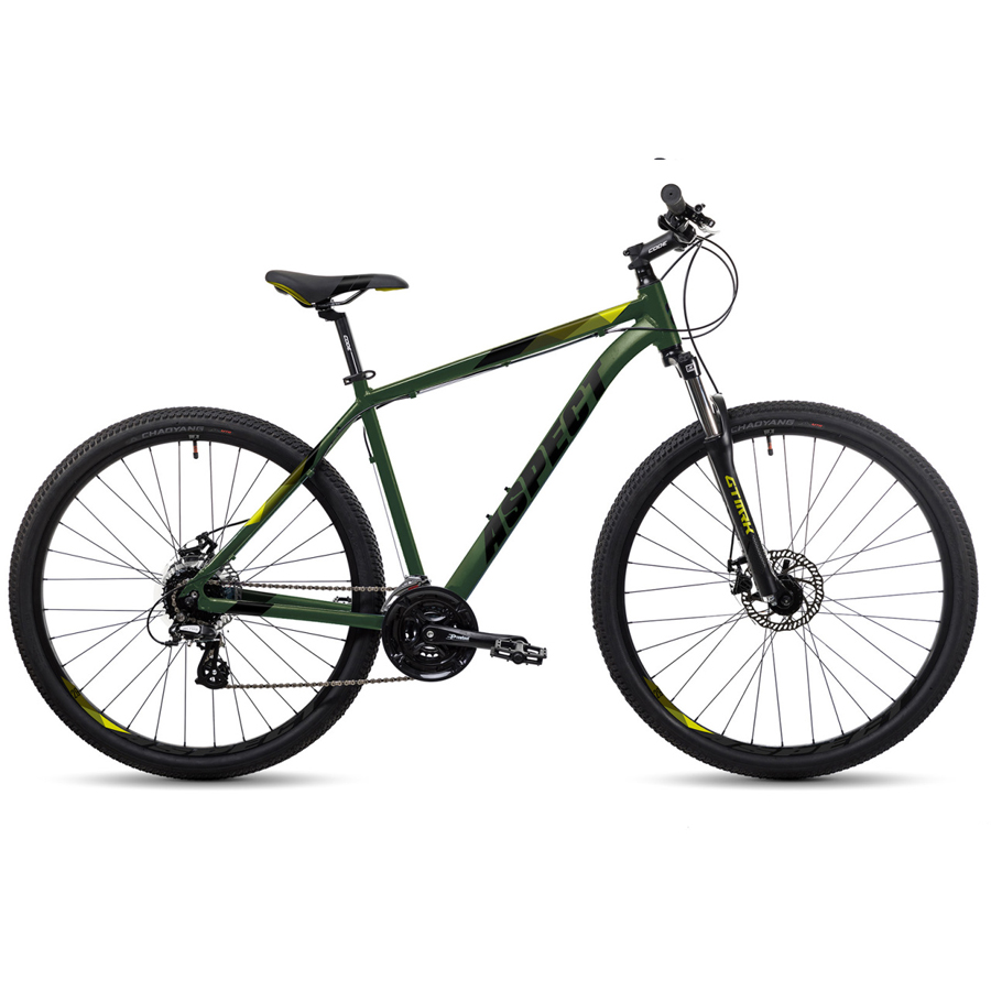 Велосипед 29" Aspect Ideal Зелено-Желтый