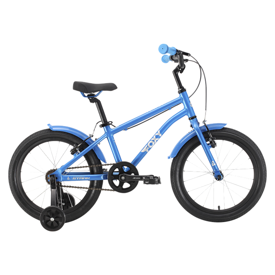 Велосипед Stark'22 Foxy Boy 18 голубой/серебристый HQ-0005149