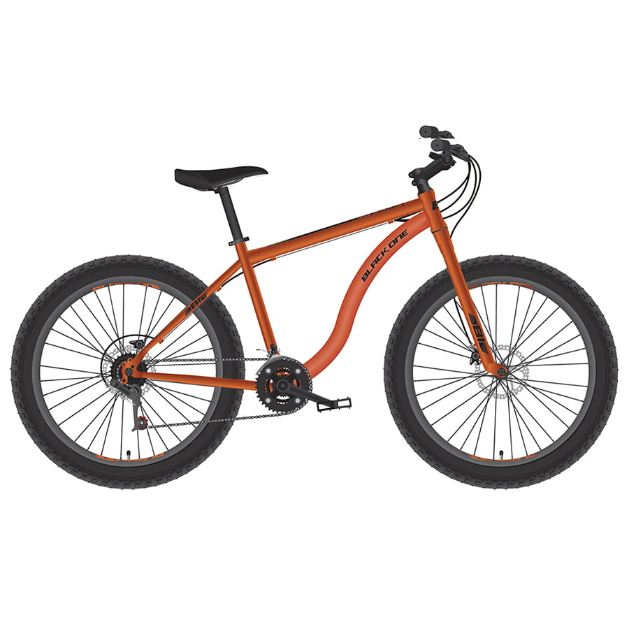 Велосипед Black One Monster 26 D оранжевый/чёрный/черный 2021-2022