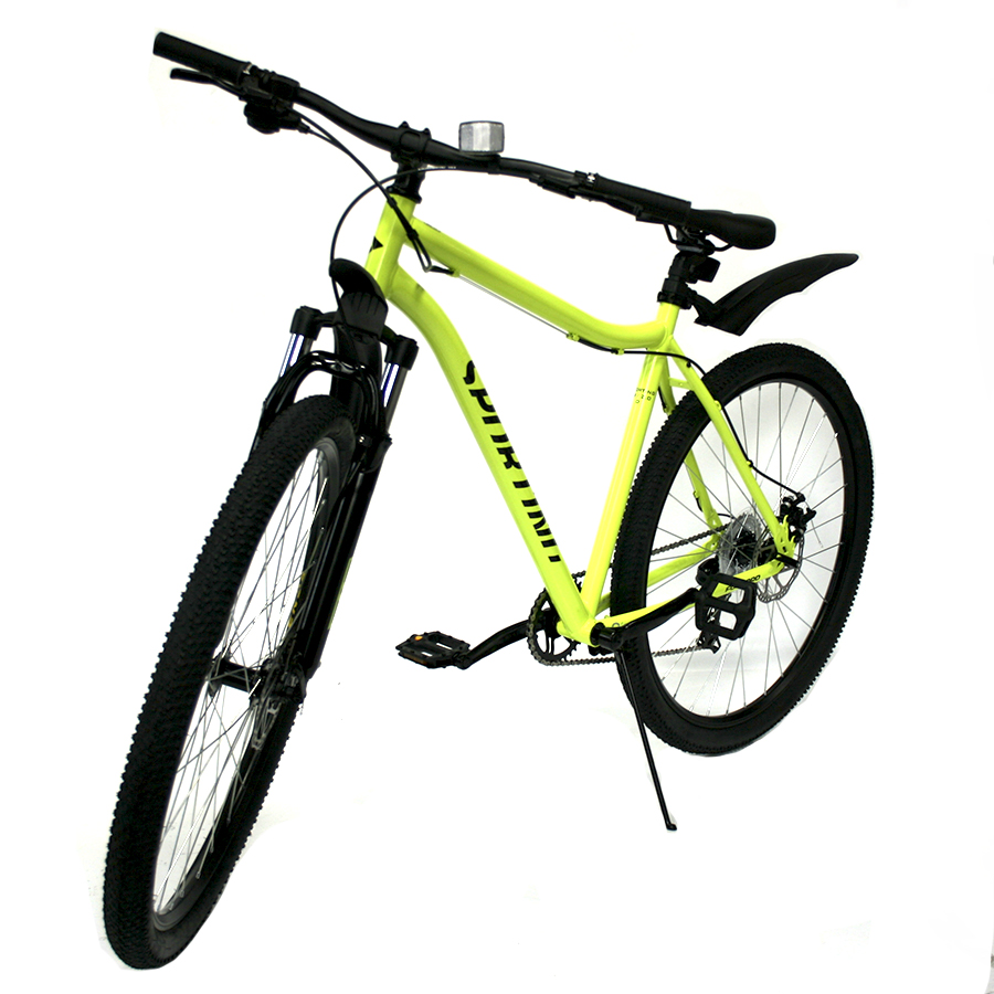Велосипед 29" Forward Sporting 29 2.0 D Ярко-зеленый/Черный 2023 г