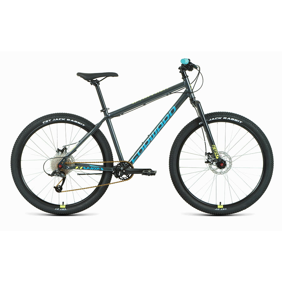 Велосипед 27,5" Forward Sporting 27,5 X D Темно-серый/Зеленый 2022 г