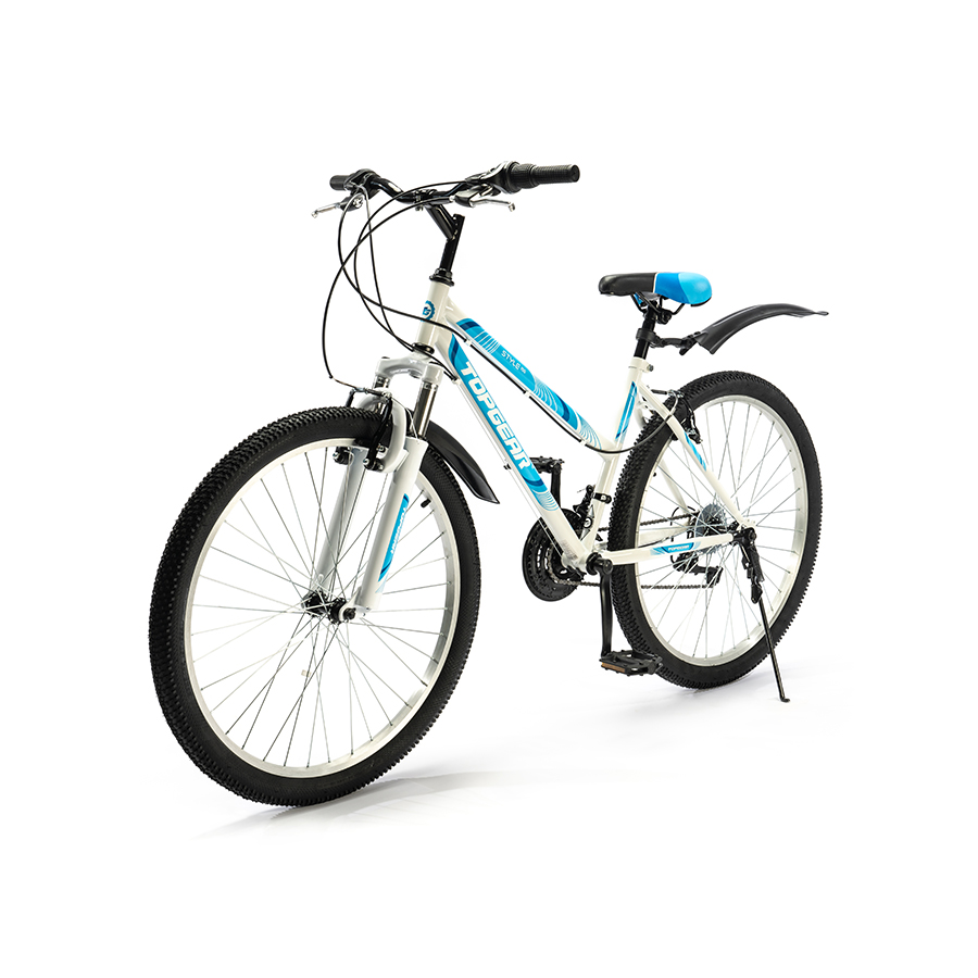 Велосипед 26" TOPGEAR Style бело-голубой ВН26431К