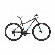 Велосипед 29" Forward Sporting 29 2.2 D Черный/Бирюзовый 2022 г