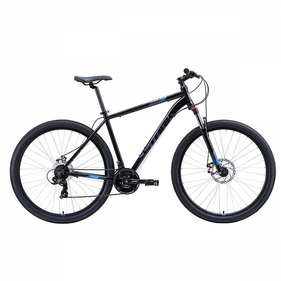 Велосипед Stark'20 Hunter 29.2 D чёрный/серый/голубой