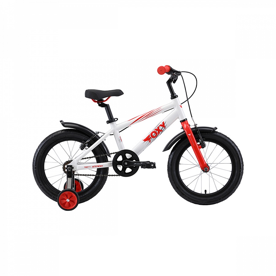 Велосипед Stark'19 Foxy 16 белый/красный/серый H000013947
