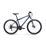 Велосипед 27,5" Forward Sporting 27,5 3.0 disc Темно-синий/Серый 19-20 г