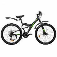 Велосипед 27,5" ACID F 740 D Black Flat/Neon Green 2026