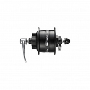 Втулка динамо передняя Shimano ,3D32, 6V-3W, под эксцентрик, диск. под 6 болт.,SM-DH10 EDH3D32BLG5