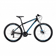 Велосипед 27,5" Forward Apache 27,5 2.0 disc AL Серый/Голубой 19-20 г
