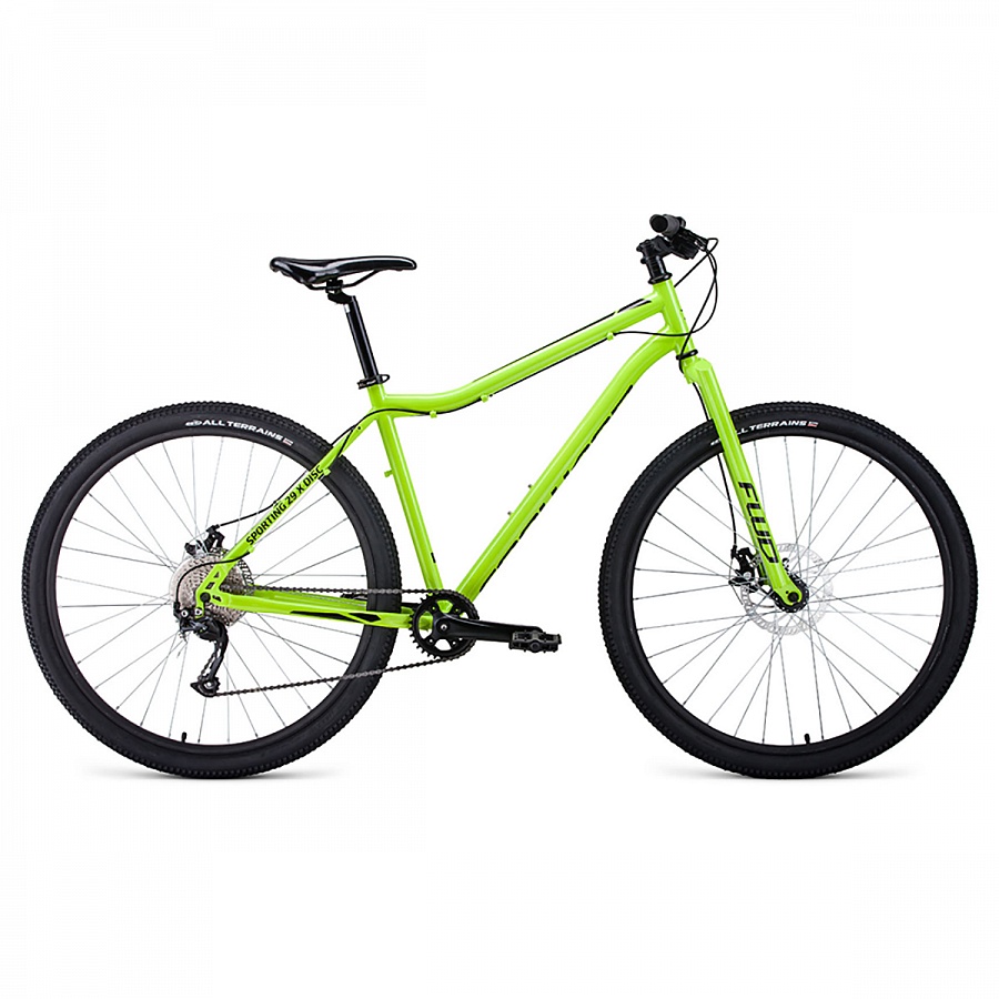 Велосипед 29" Forward Sporting 29 X disc Ярко-зеленый/Черный 19-20 г