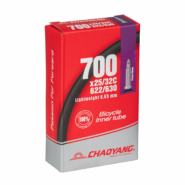 Велокамера 28" Chao Yang 700x25/32C F/V 48мм/650046