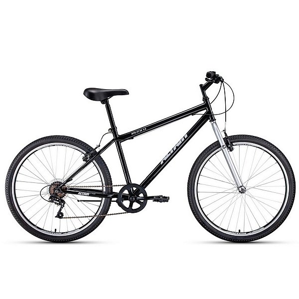Велосипед 26" Altair MTB HT 26 1.0 7 ск Черный/Серый 20-21 г