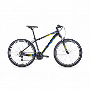 Велосипед 27,5" Forward Apache 27,5 1.2 AL Черный/Желтый 20-21 г