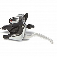 Шифтер/тормозная ручка Shimano Deore ST-M590 лев 3ск чёр-серебр/590091