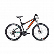 Велосипед 26" Forward Flash 26 2.0 disc Черный/Оранжевый 19-20 г