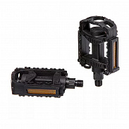 Педали вело STG HF-818, ось 1/2", пластик, черные Х21255