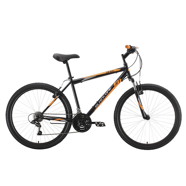 Велосипед Black One Onix 26 черный/серый/оранжевый 2020-2021