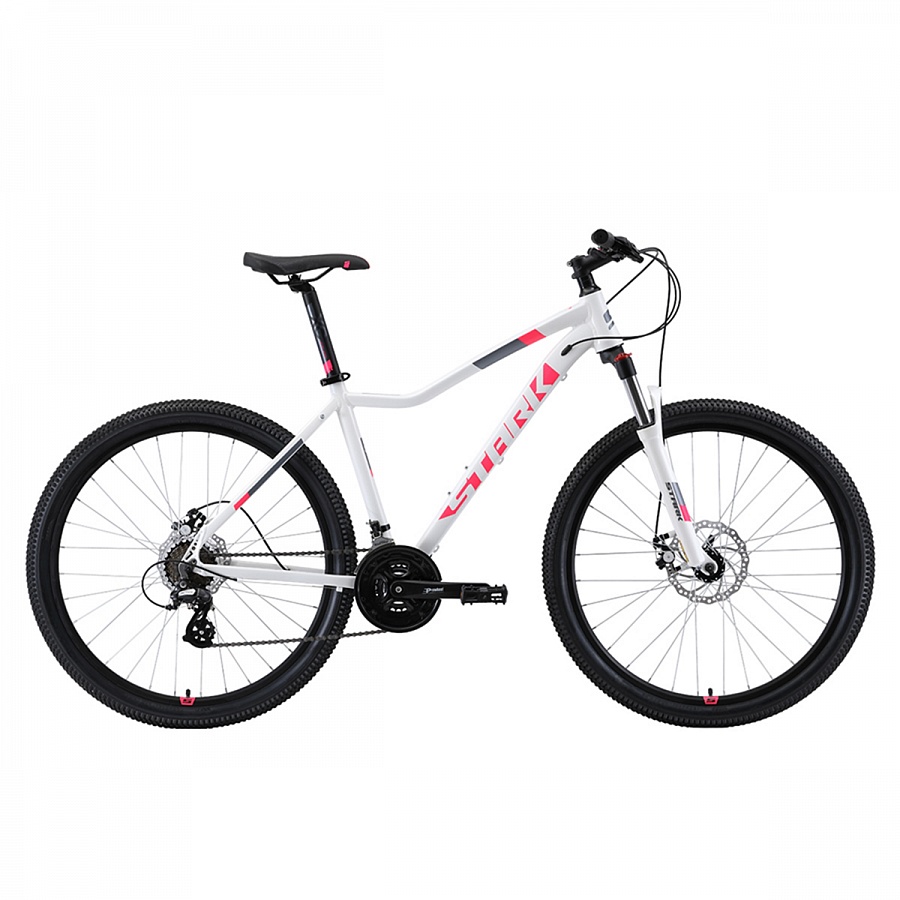 Велосипед Stark'19 Viva 27.3 D белый/чёрный/розовый