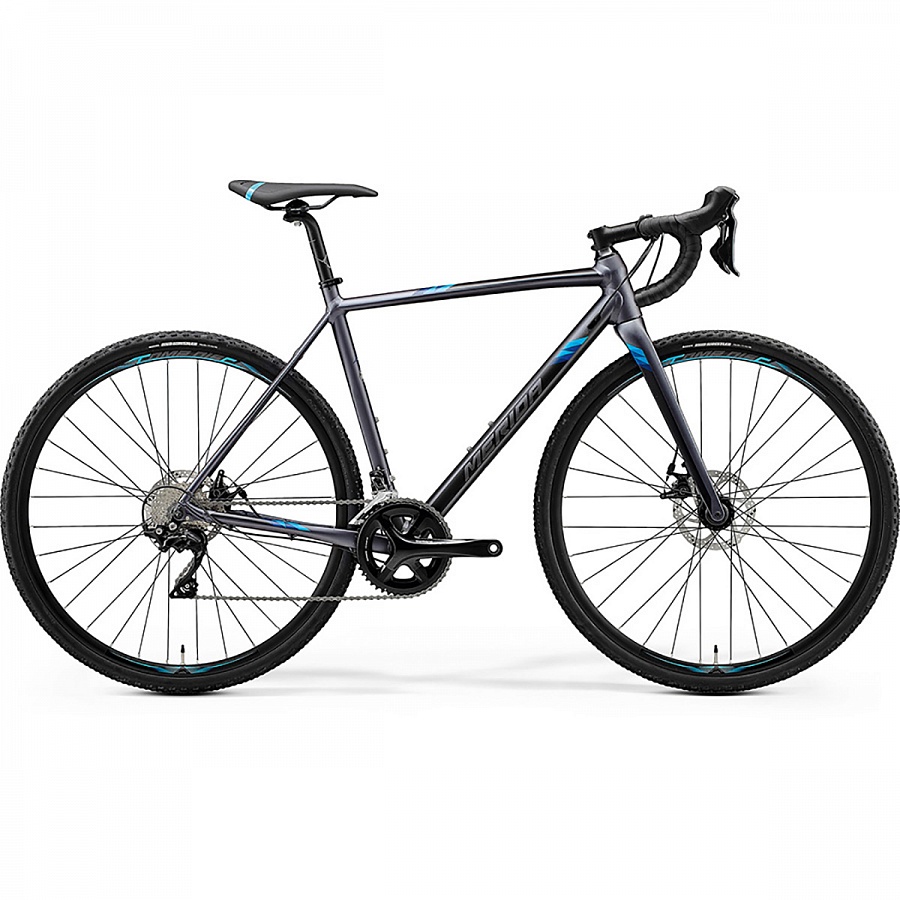Велосипед Merida Mission CX400 MattSilver/Blue 2020