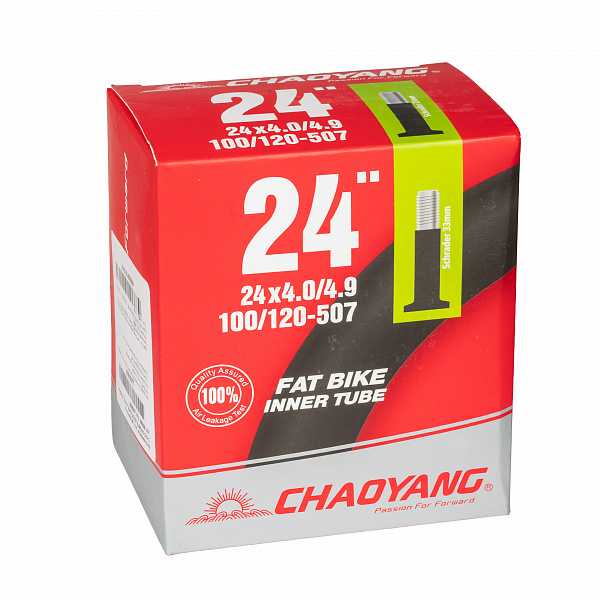 Велокамера 24" Chao Yang 24х4,0 AV (Fat Bike)/650065