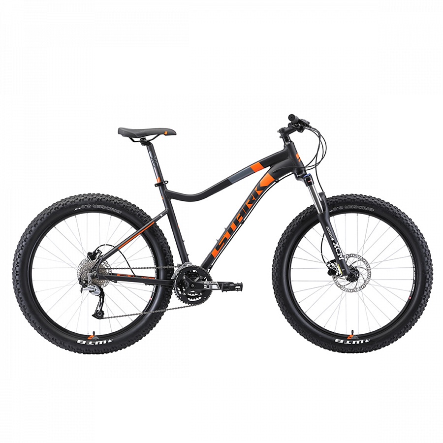 Велосипед Stark'19 Tactic 27.5 + HD чёрный/оранжевый
