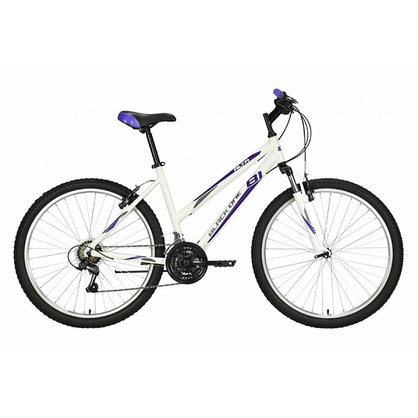 Велосипед Black One Alta 26 Alloy белый/фиолетовый/серый 2020-2021