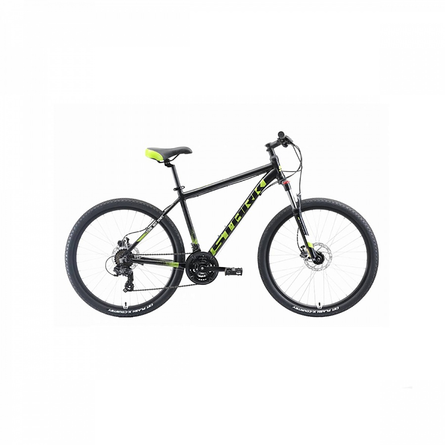 Велосипед Stark'19 Indy 26.2 HD чёрный/зелёный/белый
