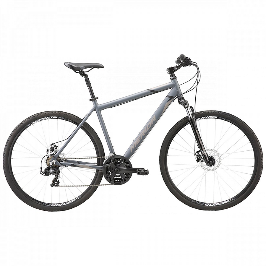 Велосипед Merida Crossway 10-MD MattDarkGrey(Black/Grey) 2020