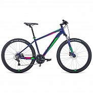 Велосипед 27,5" Forward Apache 27,5 3.0 disc AL Фиолетовый/Зеленый 20-21 г
