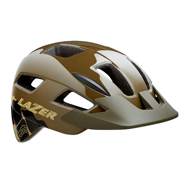 Шлем велосипедный Lazer Kids Gekko цв. зеленый камуфляж размер U BLC2207888185