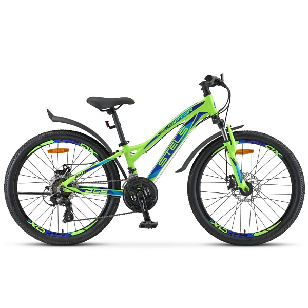 Велосипед Stels Navigator 24" 465 MD V010 Неоновый-лайм/Синий (м) (EP-00006509)