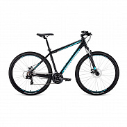 Велосипед 29" Forward Apache 29 2.0 disc AL Черный/Бирюзовый 19-20 г