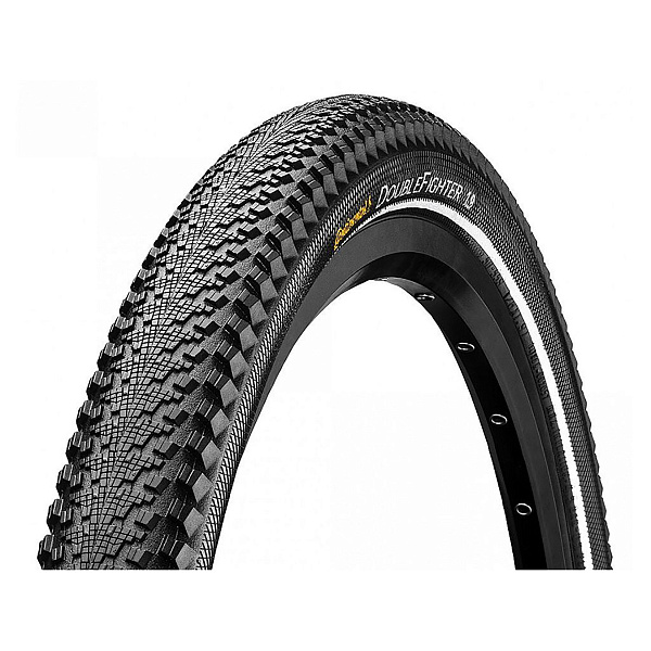 Велопокрышка 28" Continental 700x35mm Double Fighter 3 3/180Tpi 640гр. (01007950000)